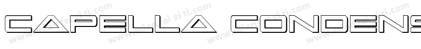 Capella Condensed Bold字体转换